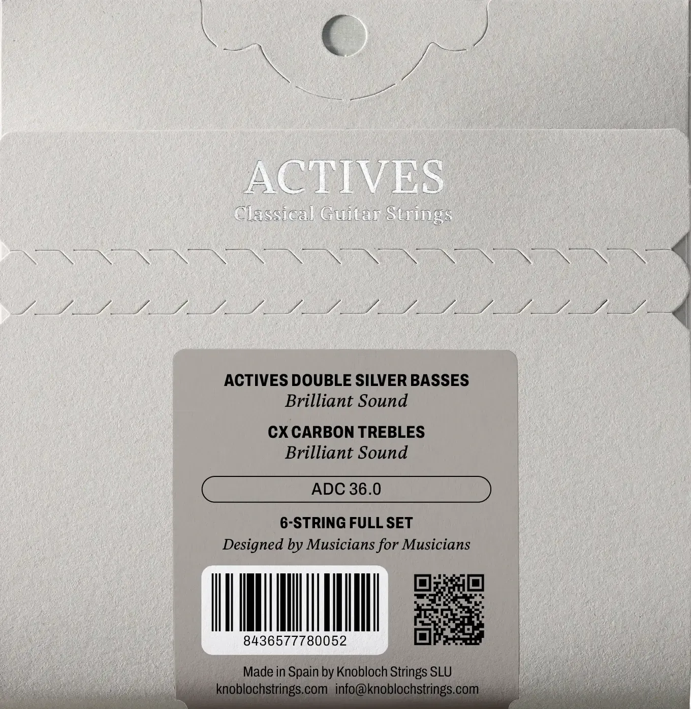 Knobloch ADC 36.0 Double Silver CX Carbon - Super-High Tension