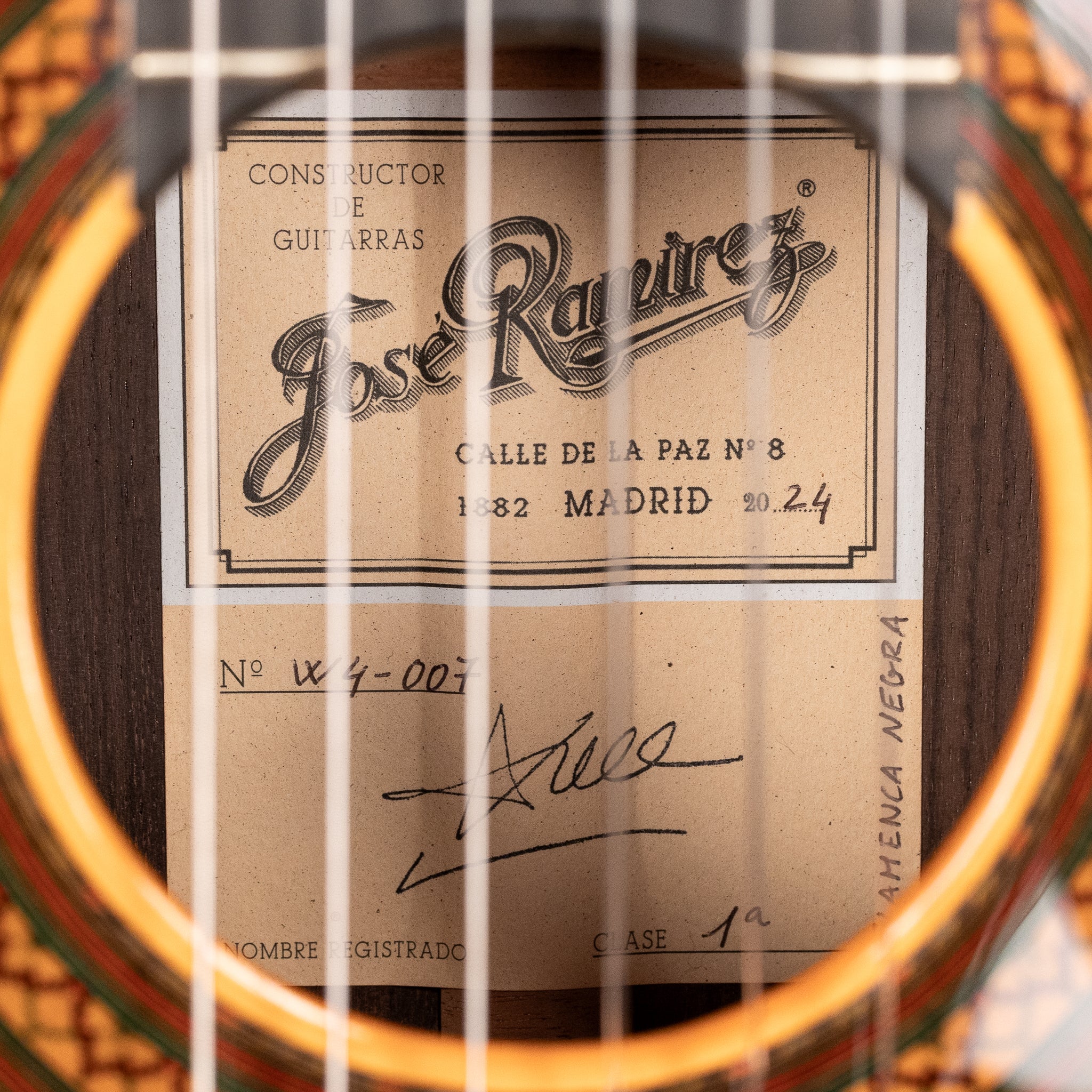 Ramirez Flamenca Negra 1A Flamenco Guitar 2024 Model