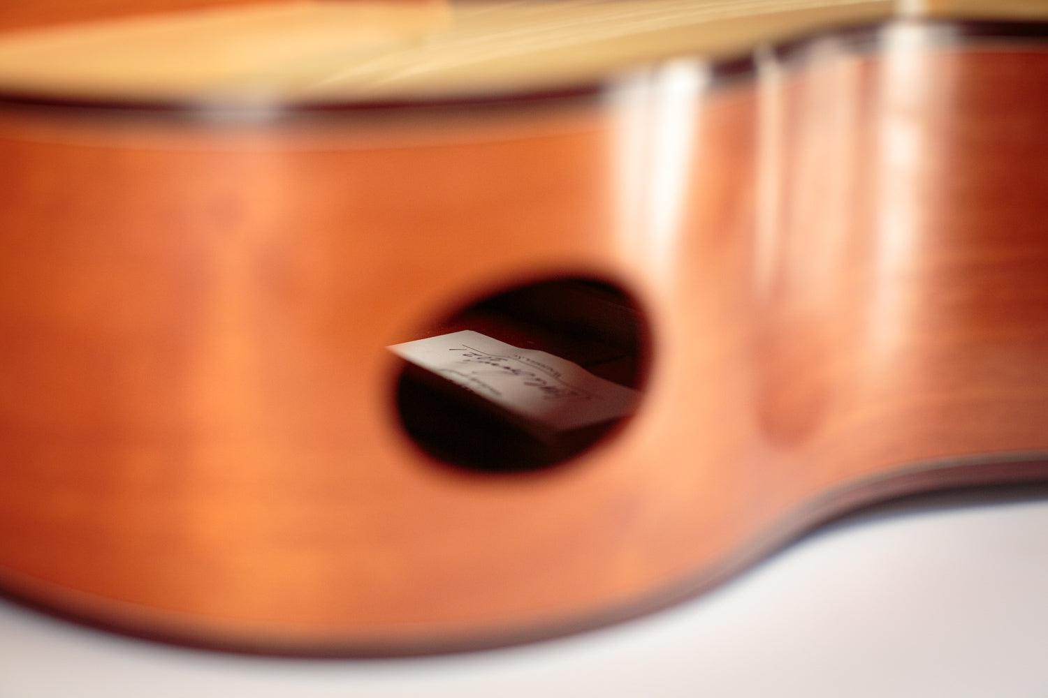 Tony Ennis Classical Guitar, The X-16: Cuban Mahogany and European Spruce