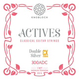 Knobloch 300ADC - Actives - Double Silver CX Carbon - Medium Tension - Classical Guitar Strings