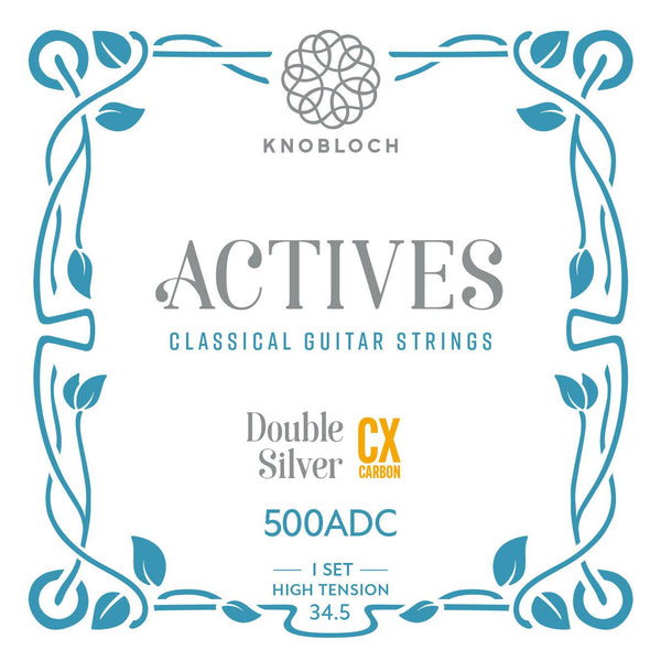 Knobloch 500ADC - Actives - Double Silver CX Carbon - High Tension - Classical Guitar Strings (Copy)