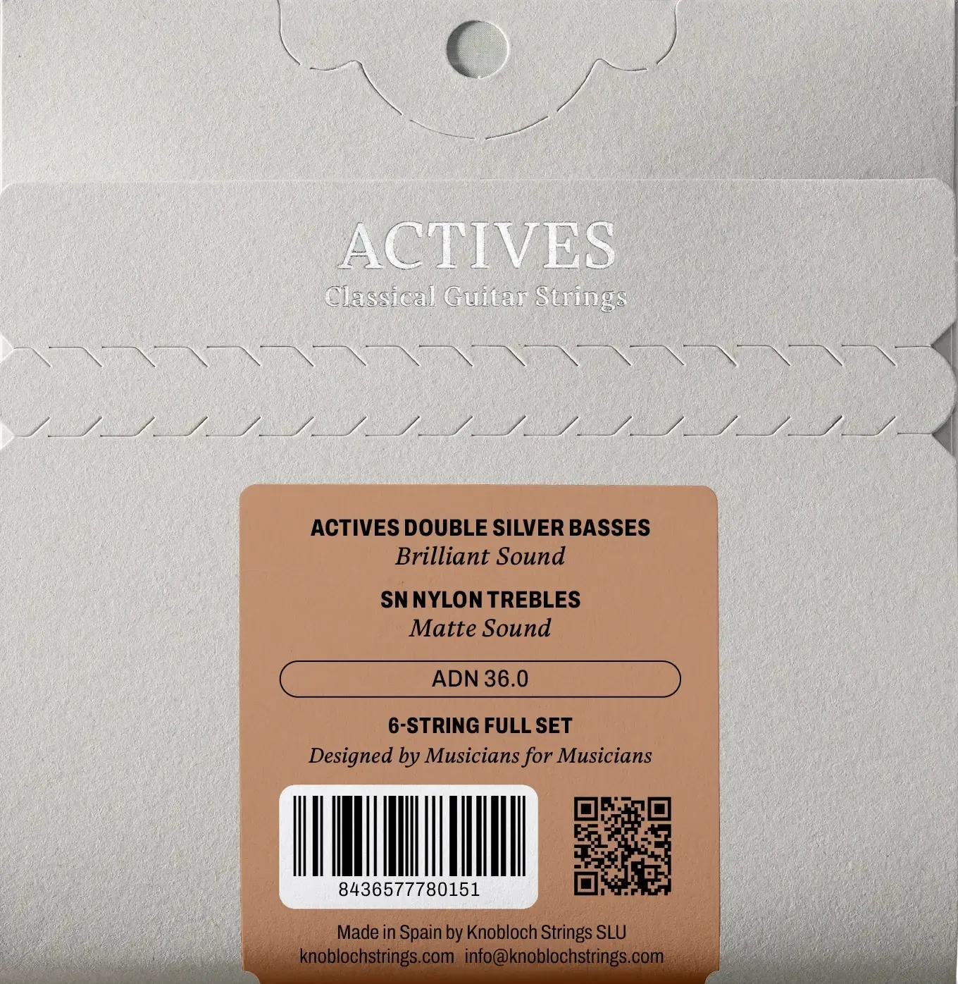 Knobloch ADN 36.0 Double Silver SN Nylon - Super High Tension