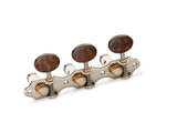 Schaller GrandTune Hauser Tuning Machines - Nickel /Snakewood /White Deluxe