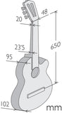 Alhambra Cutaway Crossover CS-3 CW E8