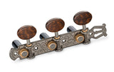 Schaller GrandTune Lyra Tuning Machines - Ruthenium /Snakewood /Black